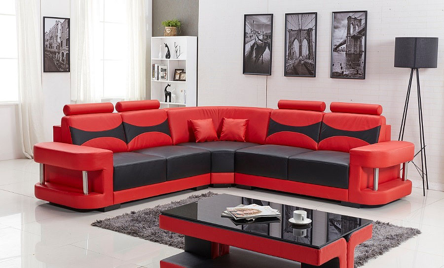 Andrepont - Leather Sofa Lounge Set